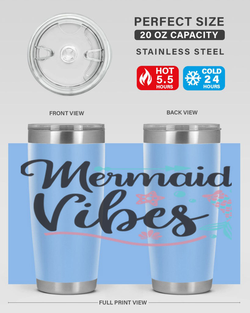 Mermaid Vibes 389#- mermaid- Tumbler