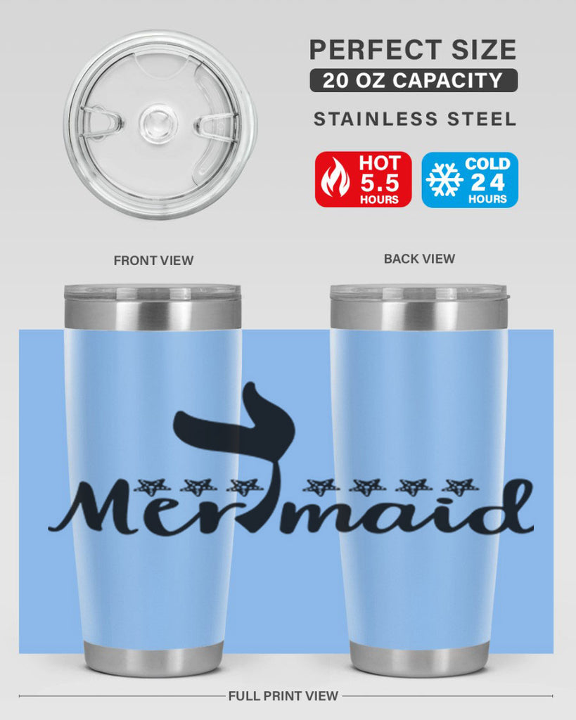 Mermaid design 451#- mermaid- Tumbler