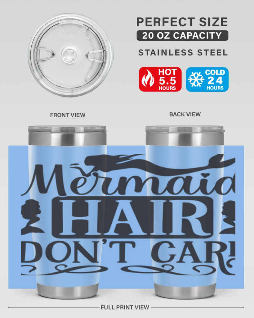 Mermaid hair dont care 409#- mermaid- Tumbler