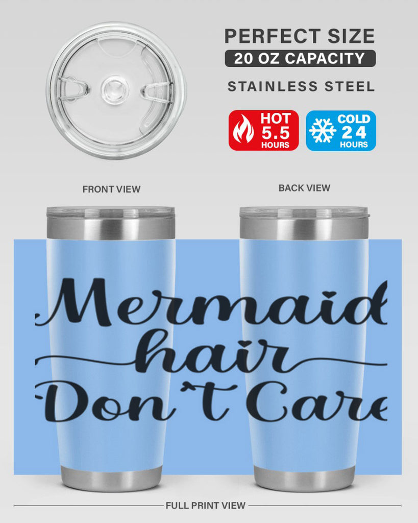 Mermaid hair dont care 412#- mermaid- Tumbler