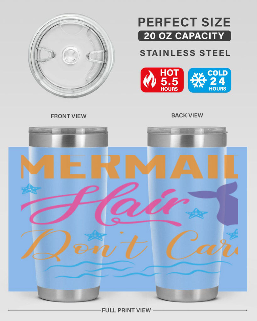 Mermaid hair dont care 414#- mermaid- Tumbler