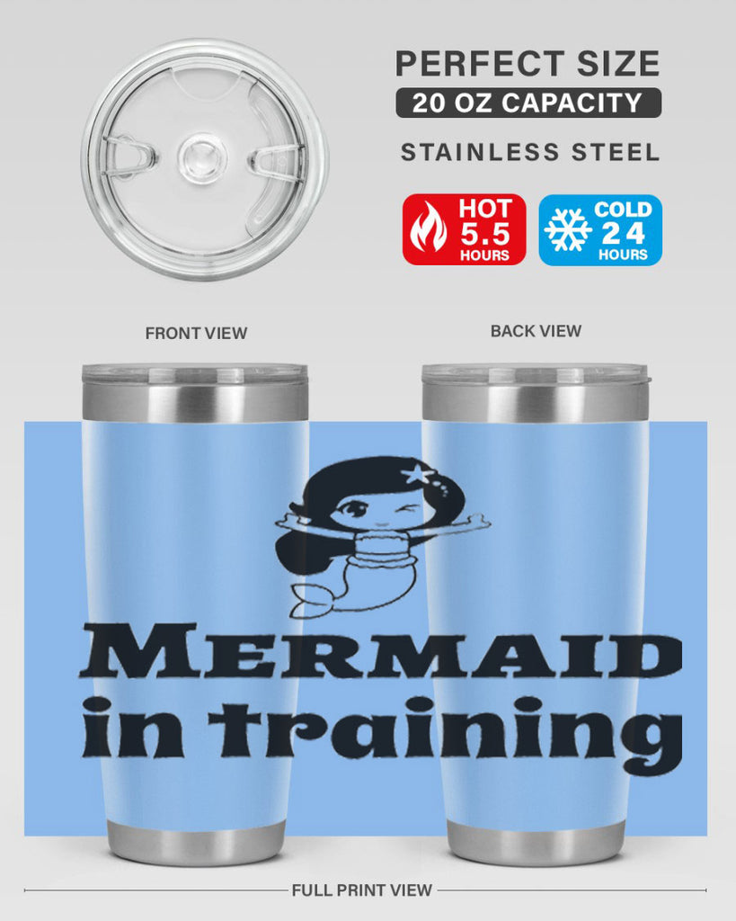 Mermaid in training 422#- mermaid- Tumbler