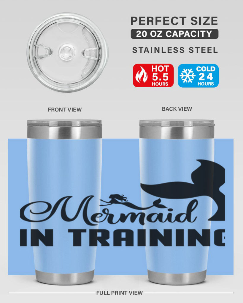 Mermaid in training 423#- mermaid- Tumbler