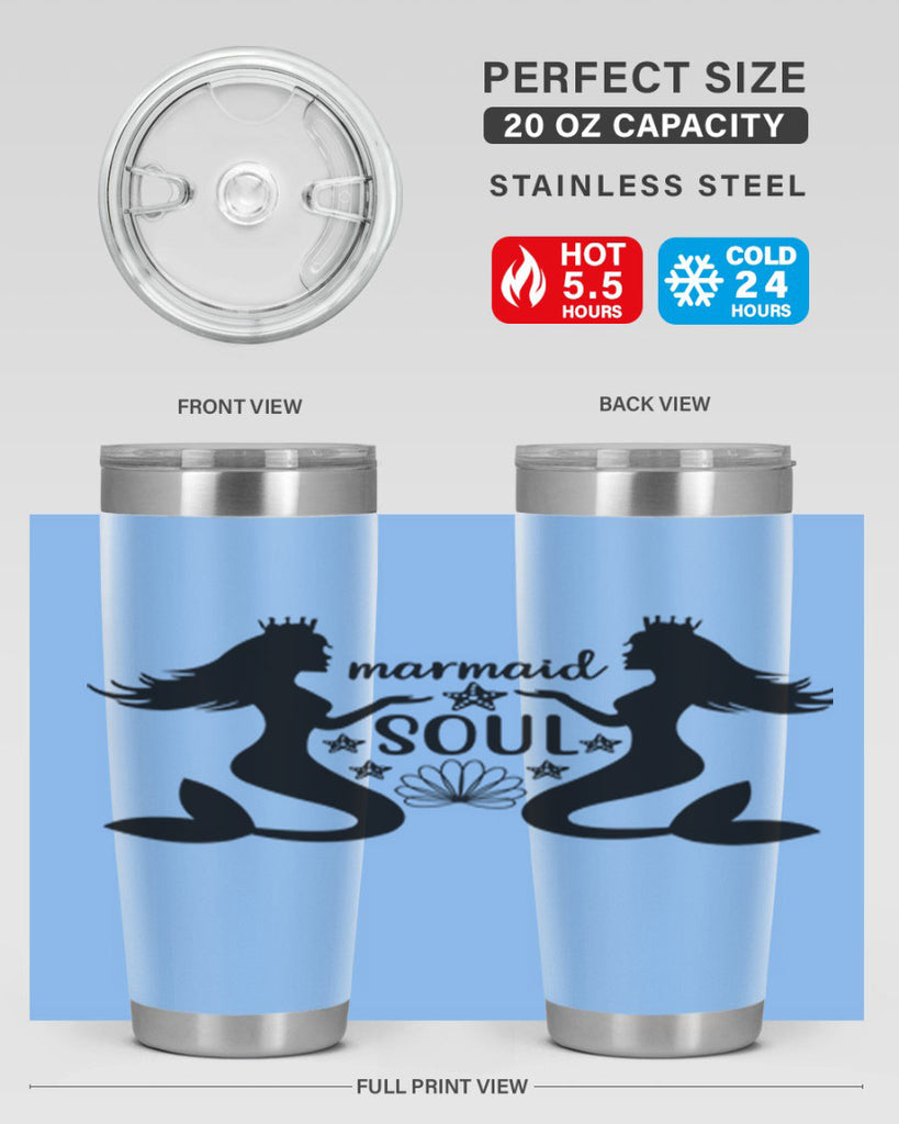 Mermaid soul design 443#- mermaid- Tumbler