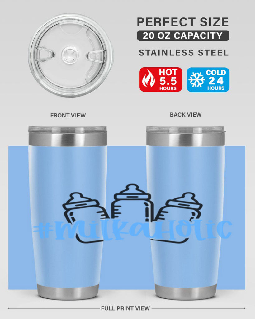Milkaholic Style 46#- baby- tumbler