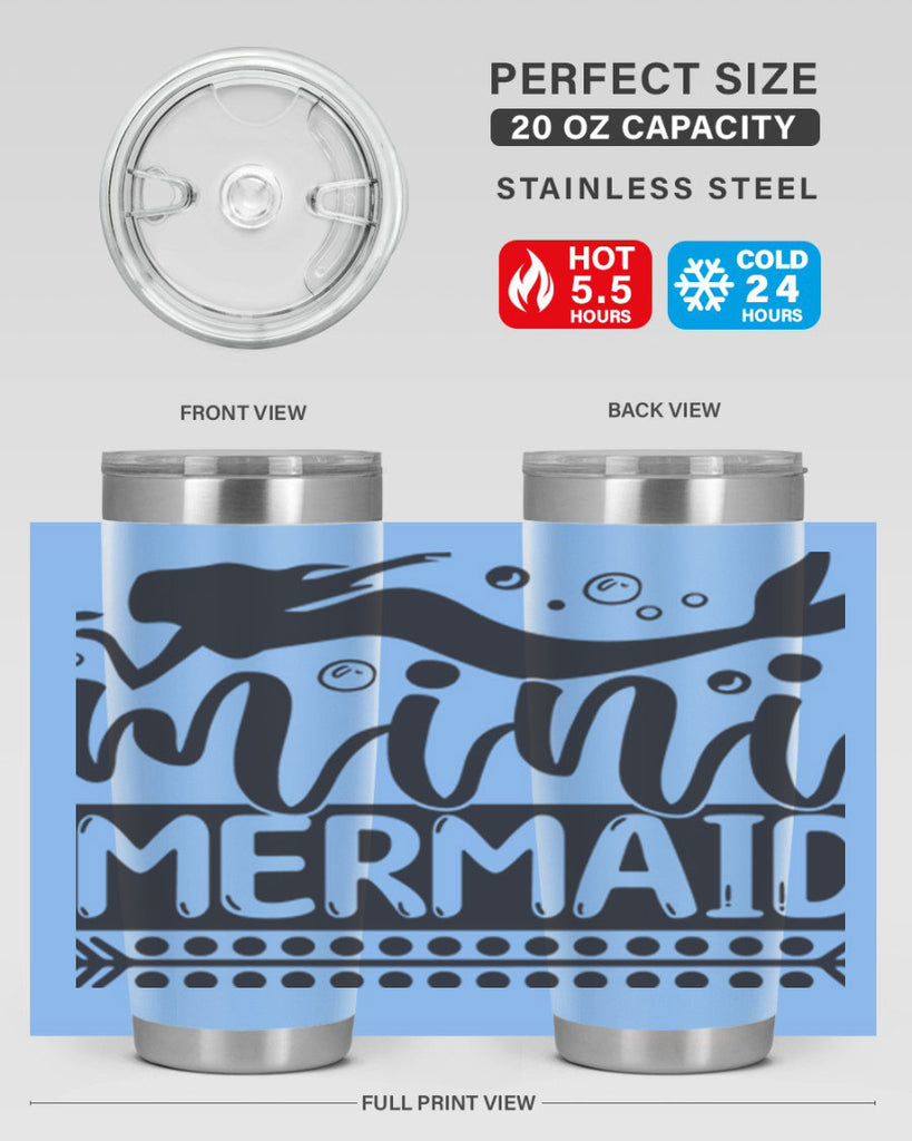 Mini mermaid 510#- mermaid- Tumbler