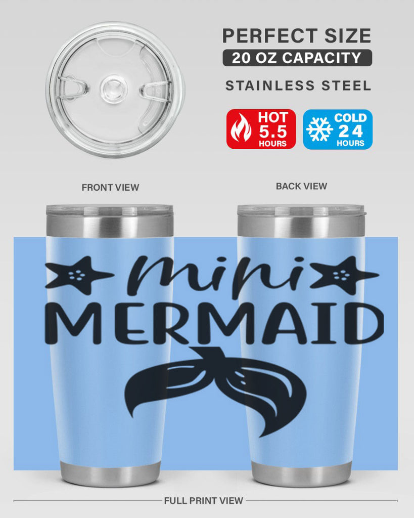 Mini mermaid 511#- mermaid- Tumbler