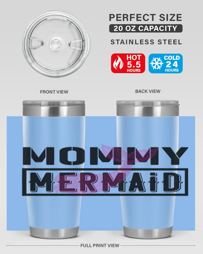 Mommy mermaid 514#- mermaid- Tumbler