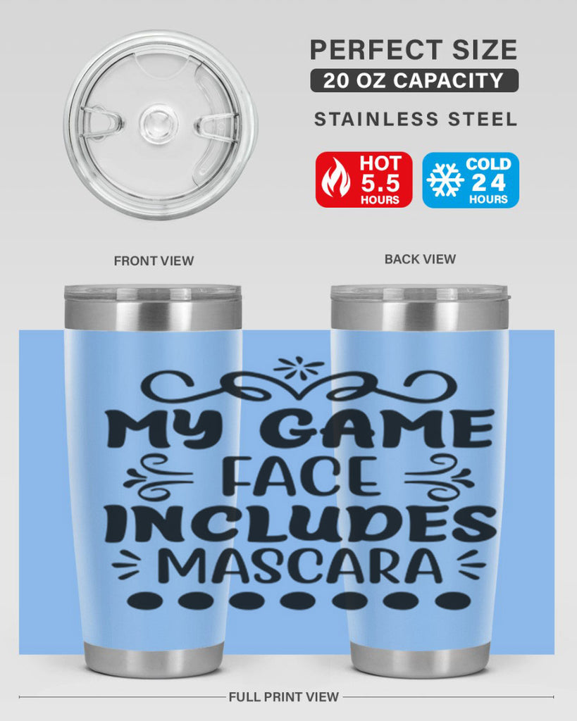 My Game Face Includes Mascara 128#- fashion- Cotton Tank