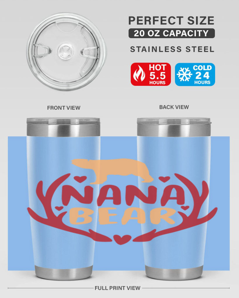 Nana bear 12#- grandma - nana- Tumbler