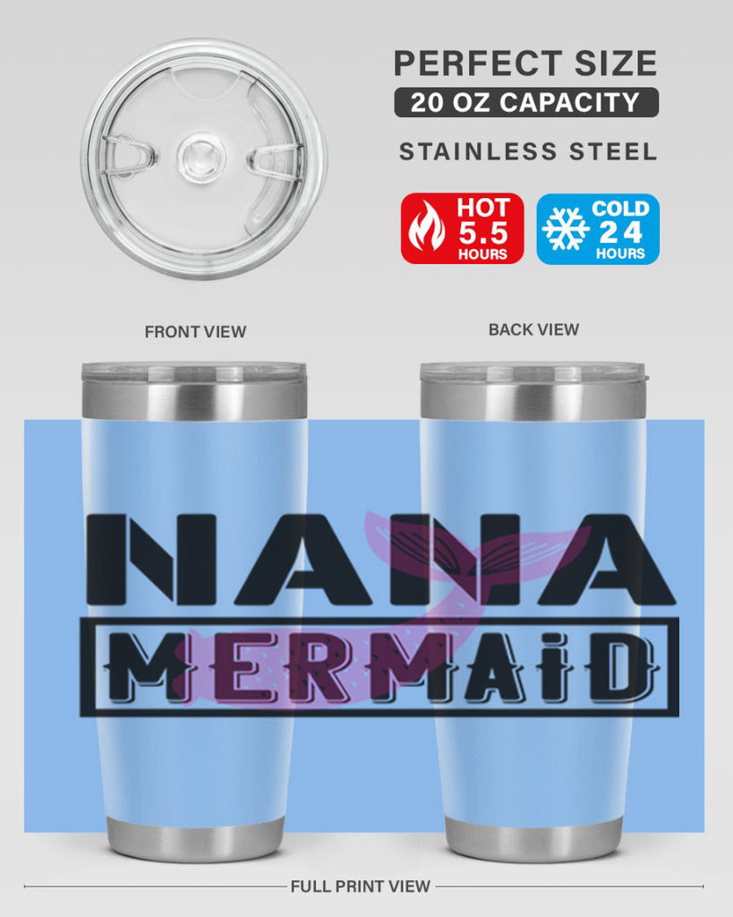 Nana mermaid 517#- mermaid- Tumbler