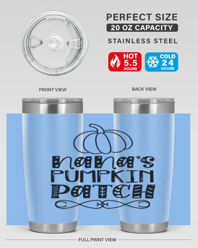 Nana s Pumpkin Patch 439#- fall- Tumbler