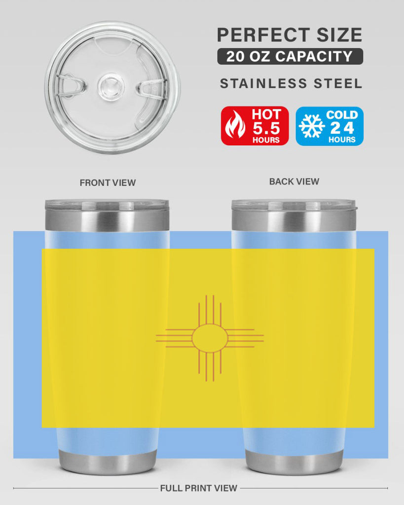 New Mexico 21#- Us Flags- Tumbler