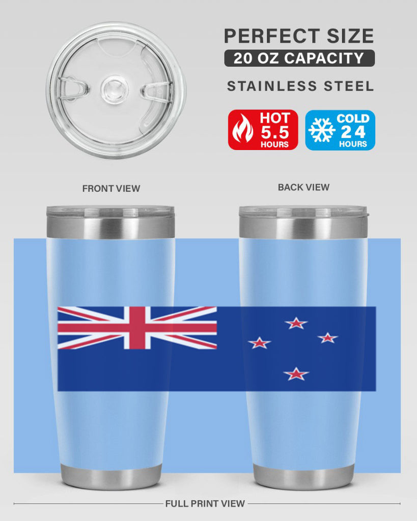 New Zealand 74#- world flags- Tumbler