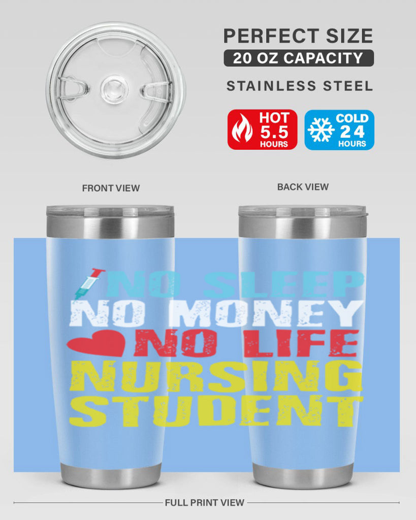 No Sleep Style 290#- nurse- tumbler