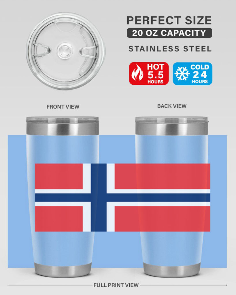 Norway 68#- world flags- Tumbler