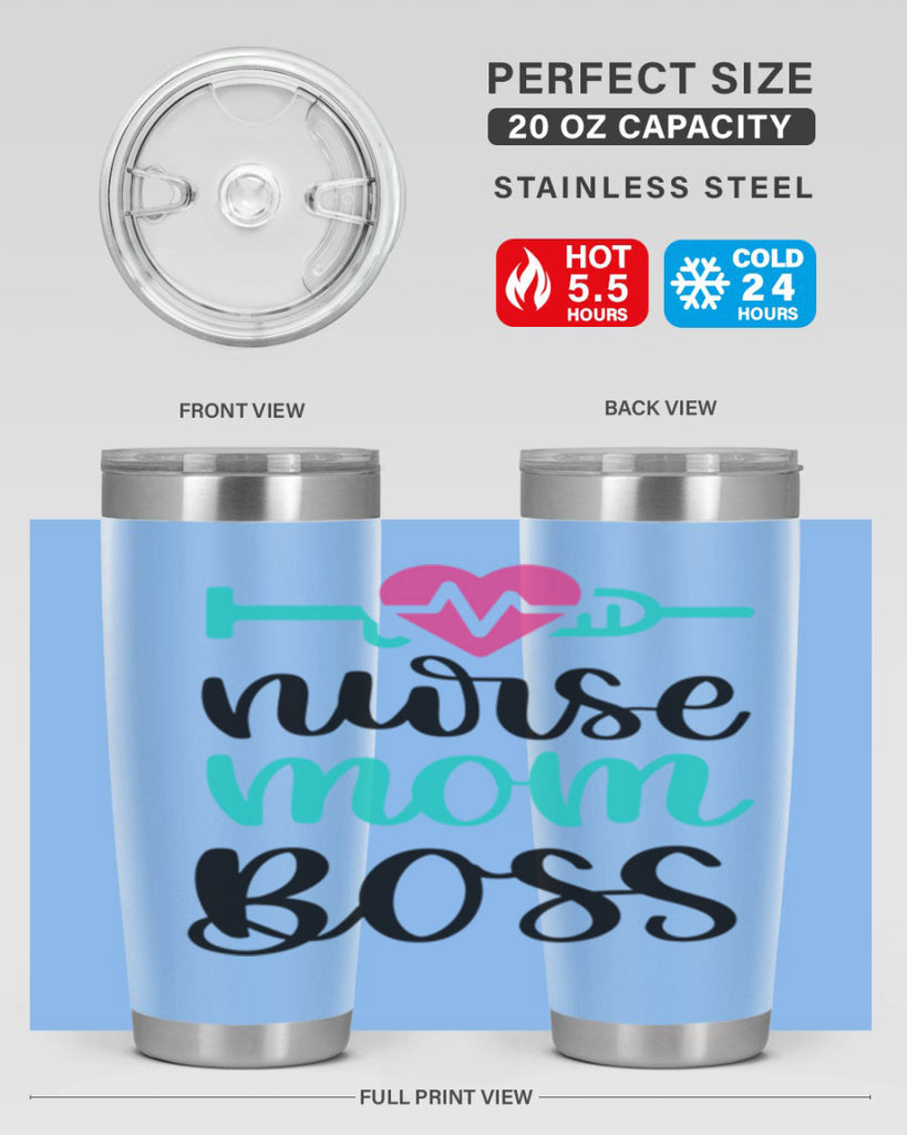 Nurse Mom Boss Style Style 101#- nurse- tumbler