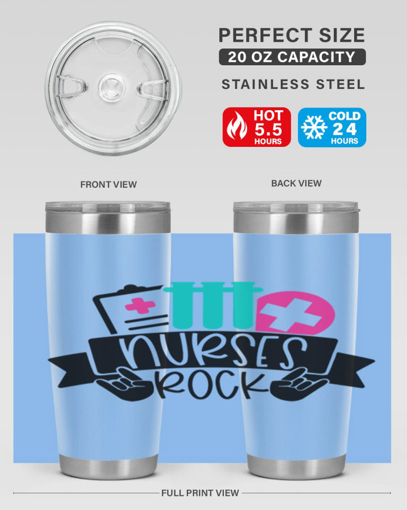 Nurses Rock Style Style 78#- nurse- tumbler