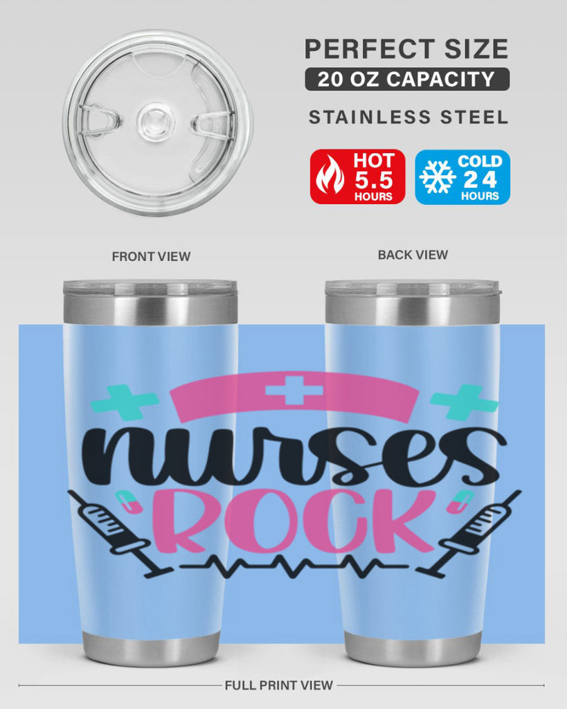Nurses Rock Style Style 79#- nurse- tumbler