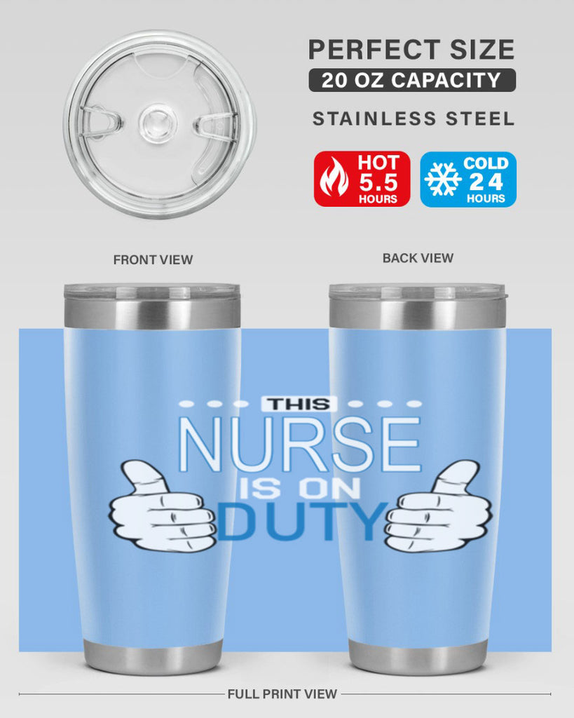 NursetransperntPNG Style 400#- nurse- tumbler