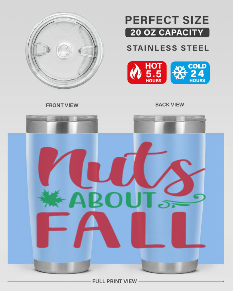 Nuts About Fall 443#- fall- Tumbler