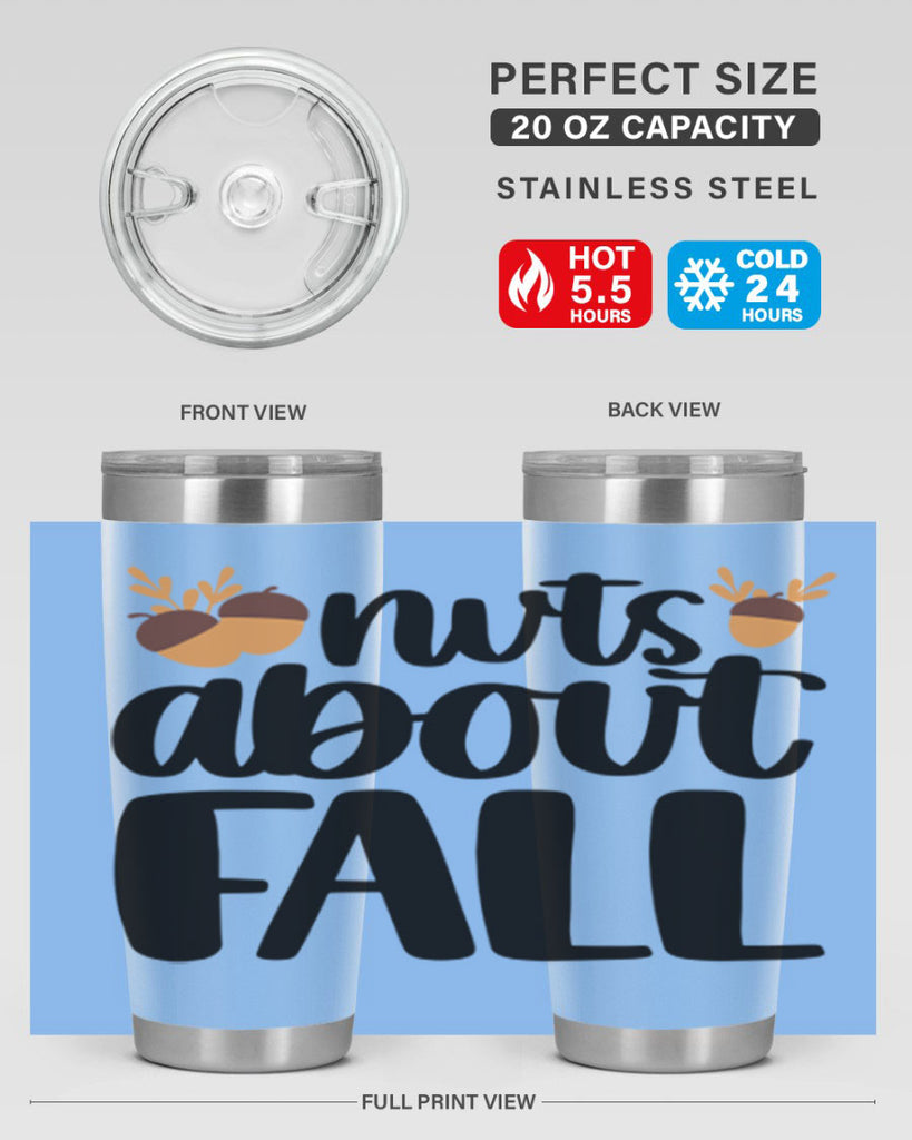 Nuts About Fall 503#- fall- Tumbler