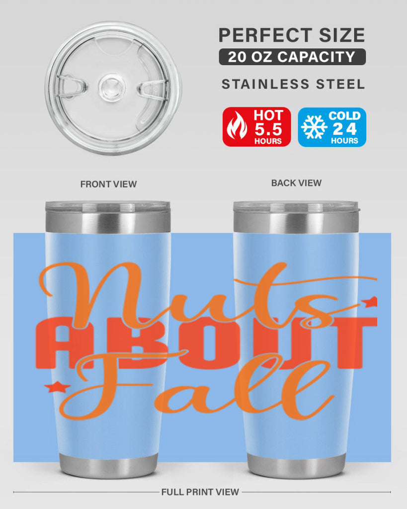 Nuts About Fall Design 444#- fall- Tumbler