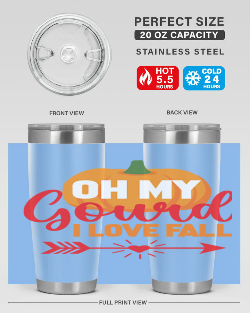 OhMyGourdILove 459#- fall- Tumbler