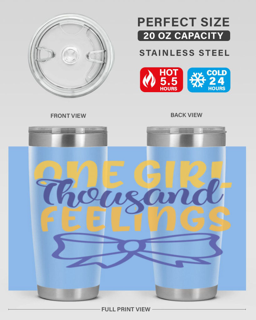 One Girl Thousand Feelings Style 208#- baby- tumbler