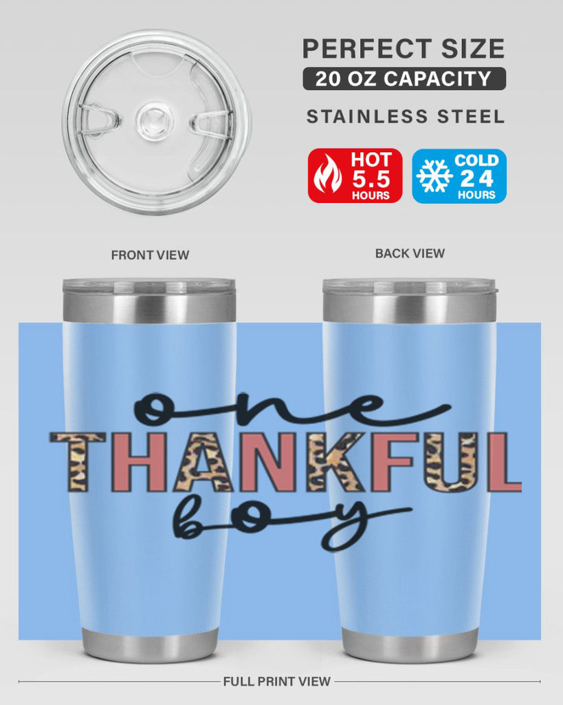 One thankful boy 462#- fall- Tumbler