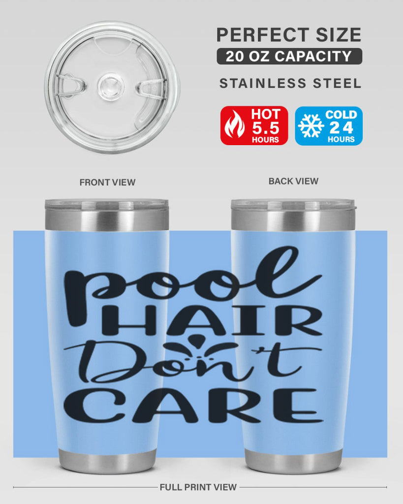 Pool hair dont care 544#- mermaid- Tumbler