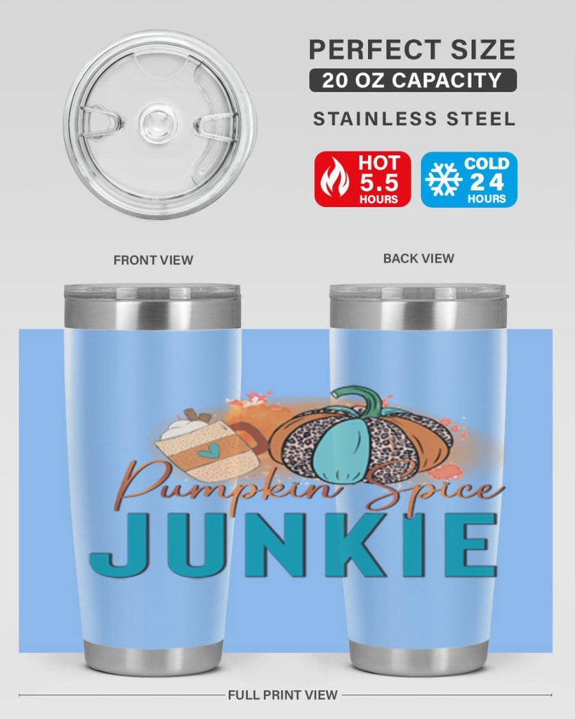 Pumpkin Spice Junkie 550#- fall- Tumbler