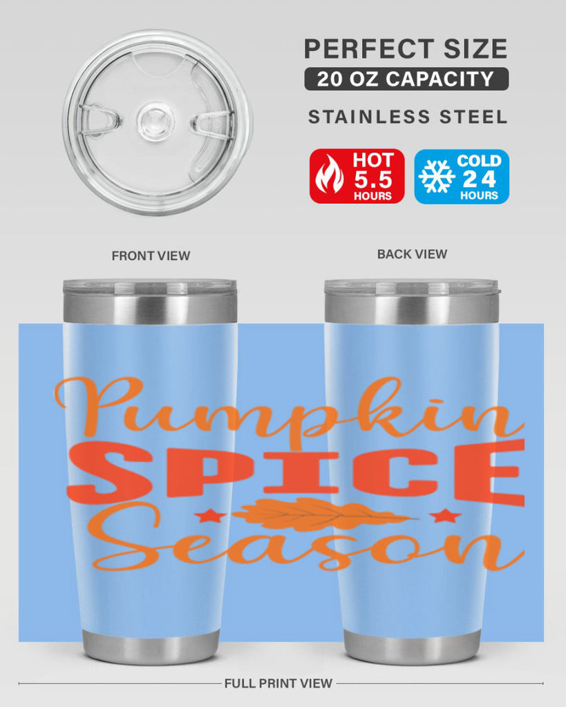 Pumpkin Spice Season Design 557#- fall- Tumbler