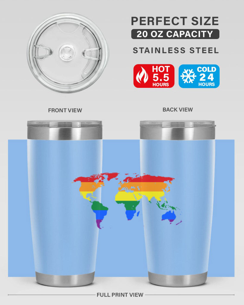 Rainbow World map 3#- lgbt- Tumbler