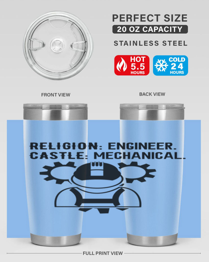 Religion Style 5#- engineer- tumbler