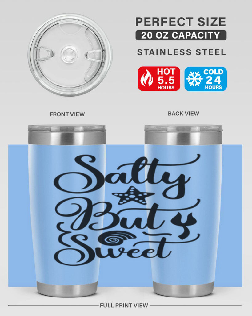 Salty but sweet design 571#- mermaid- Tumbler