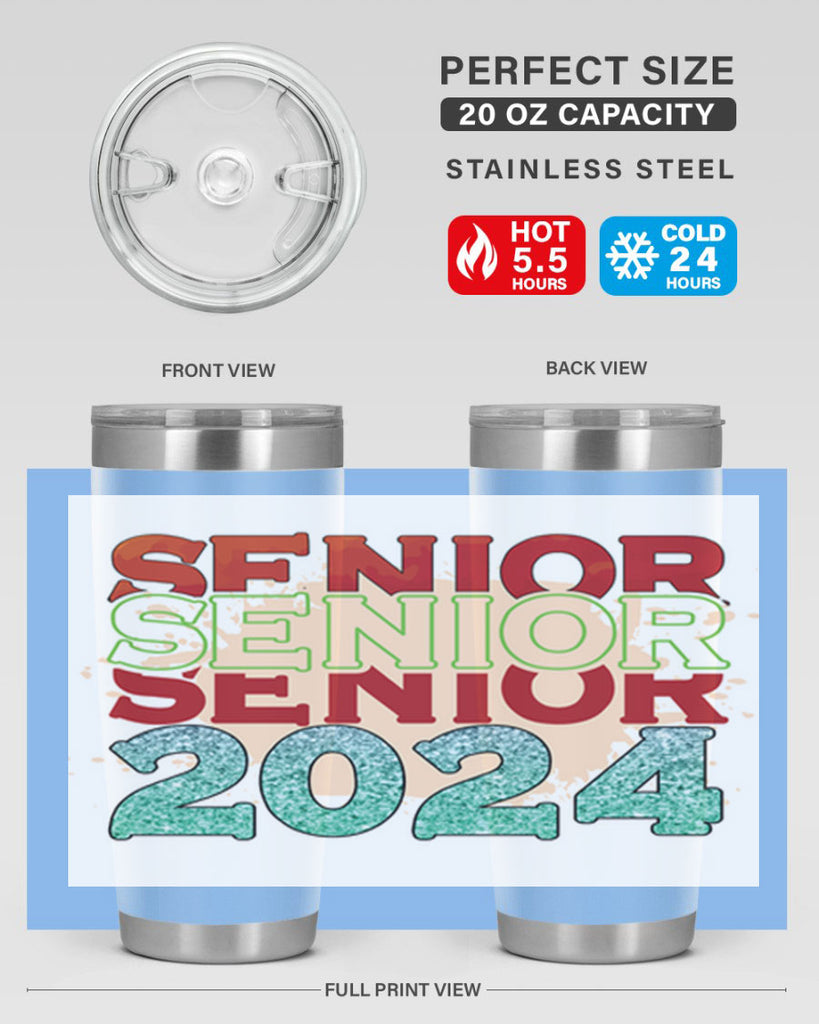 Senior 2024 1 10#- 12th grade- Tumbler