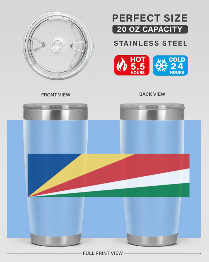 Seychelles 43#- world flags- Tumbler