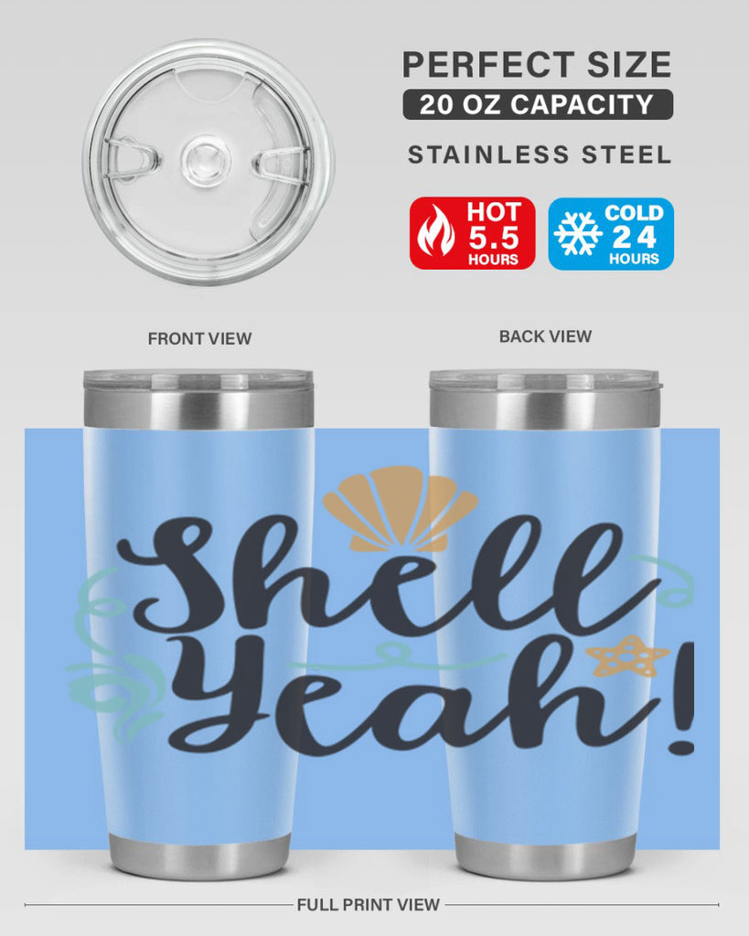 Shell Yeah 592#- mermaid- Tumbler