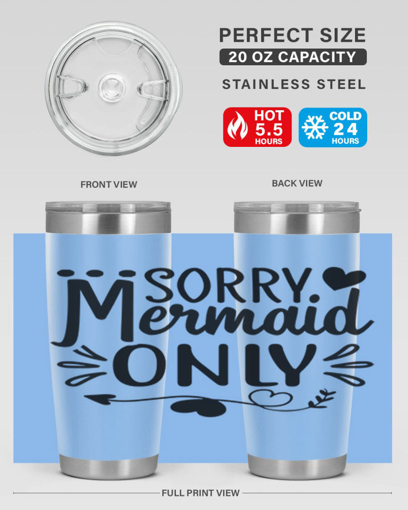 Sorry mermaid only 612#- mermaid- Tumbler