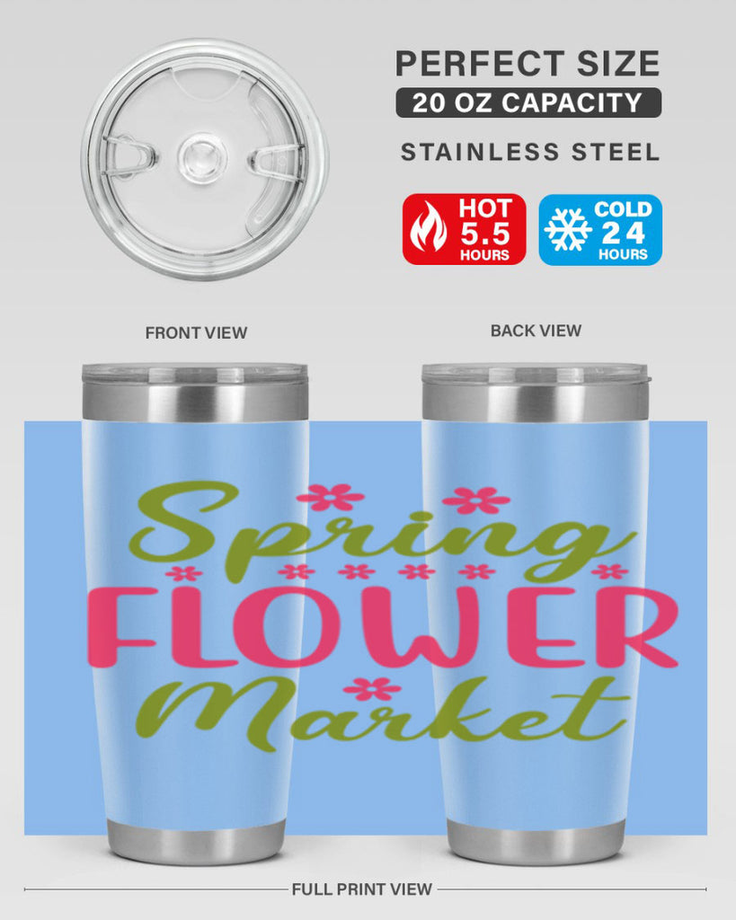 Spring Flower Market 423#- spring- Tumbler