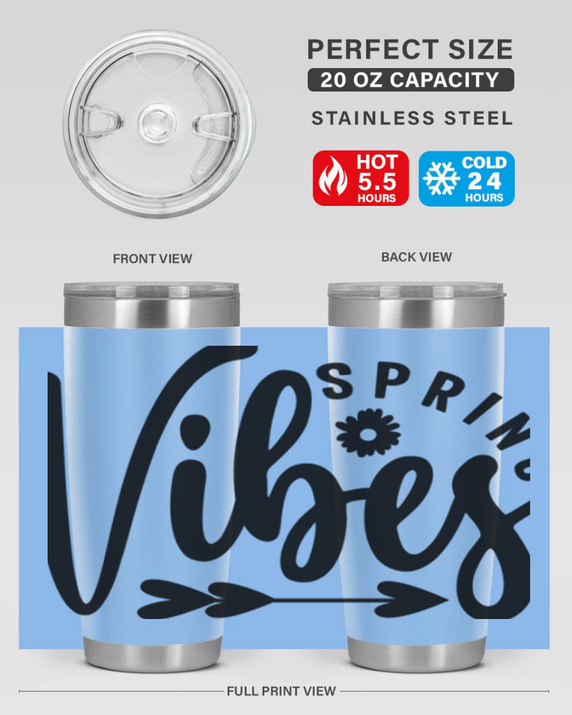 Spring Vibes478#- spring- Tumbler