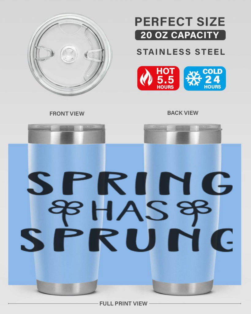 Spring has sprung design  490#- spring- Tumbler
