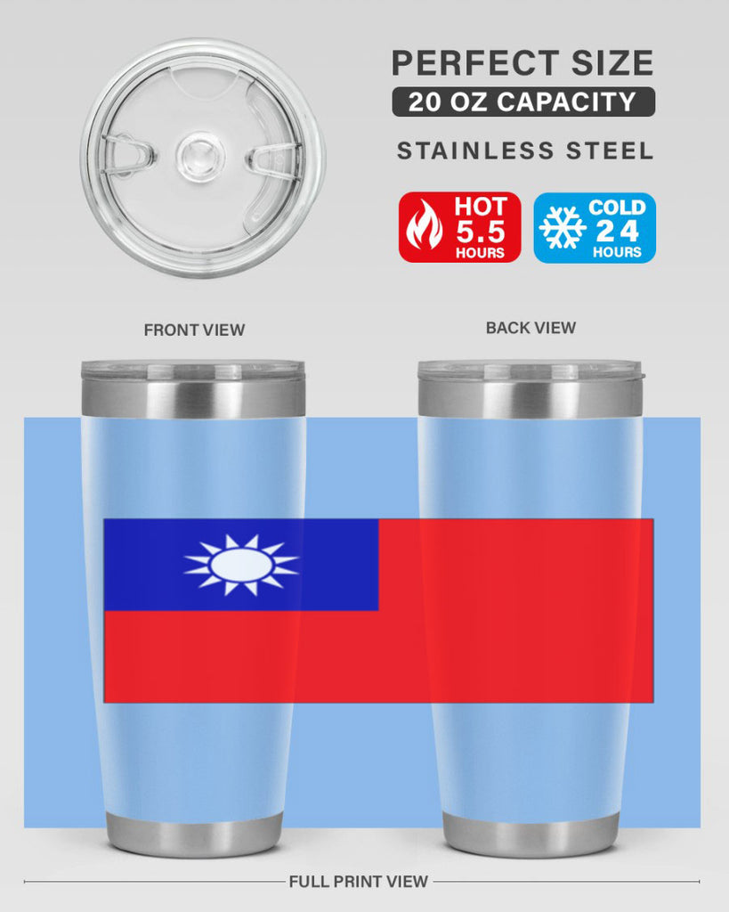 Taiwan 26#- world flags- Tumbler