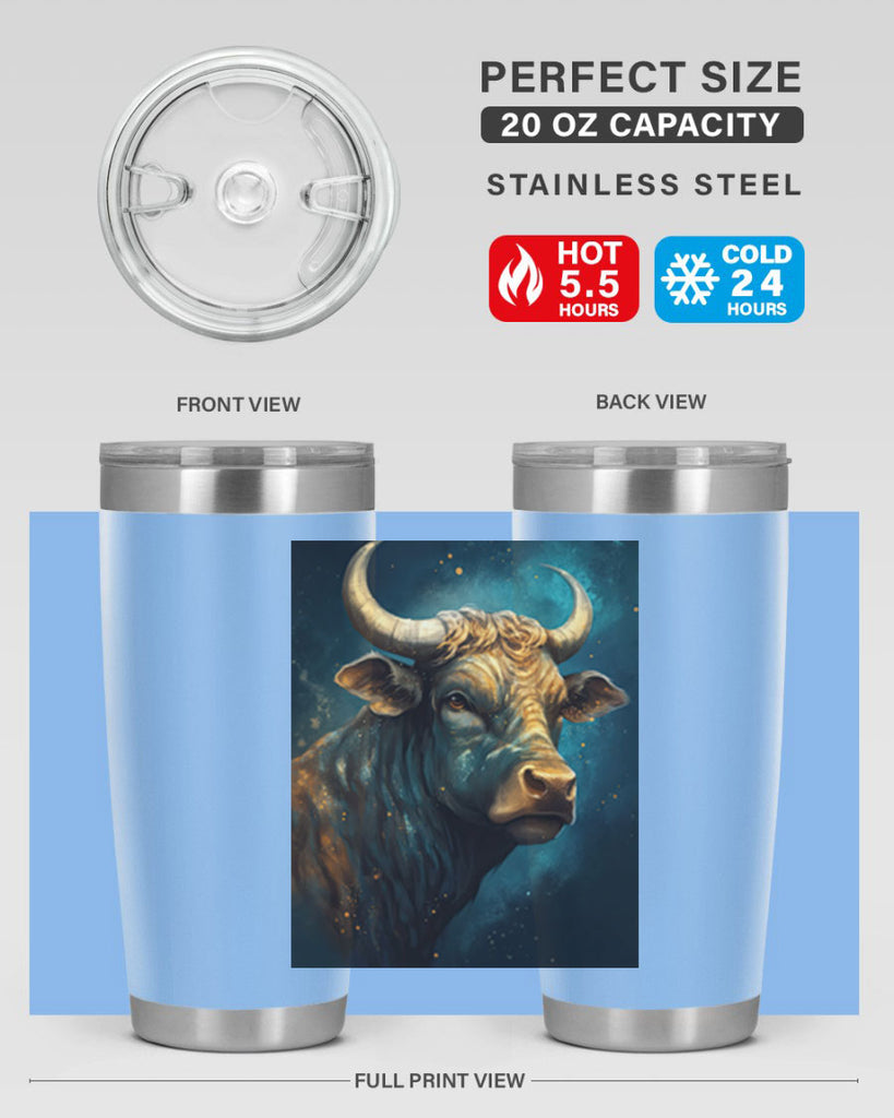 Taurus 55#- zodiac- Tumbler