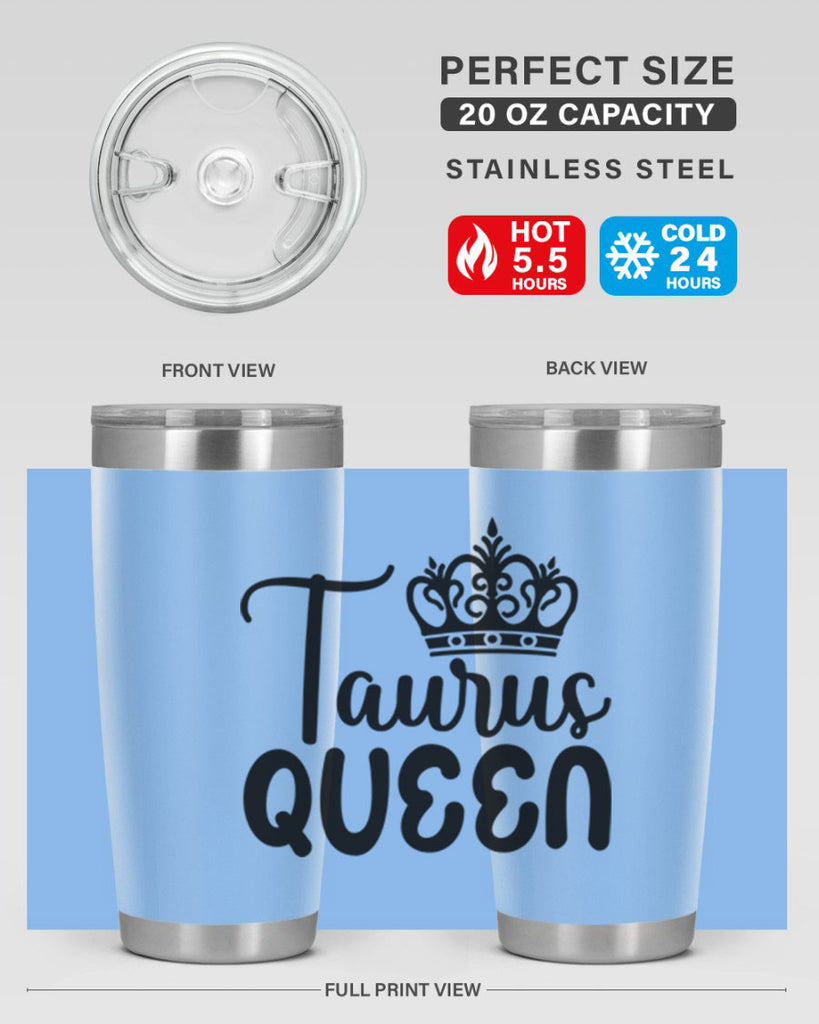 Taurus queen 504#- zodiac- Tumbler