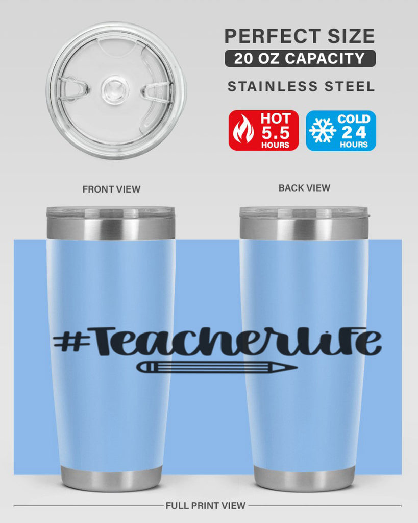 Teacher Life Style 50#- teacher- tumbler