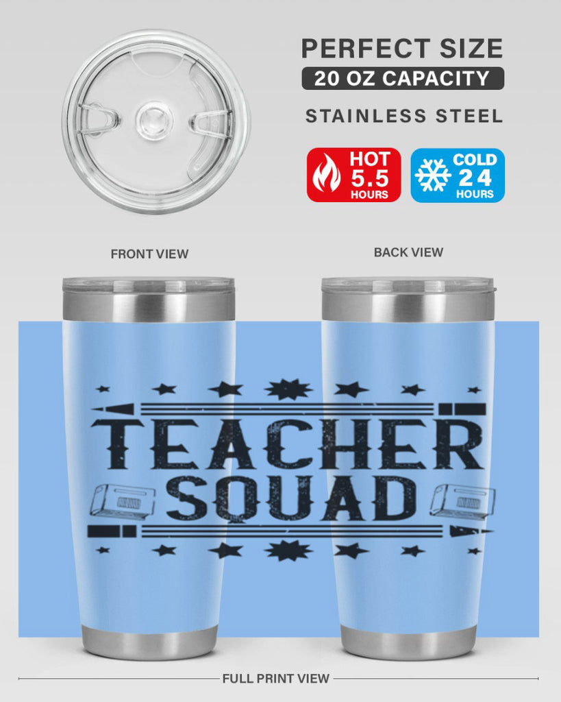 Teacher squad Style 14#- teacher- tumbler