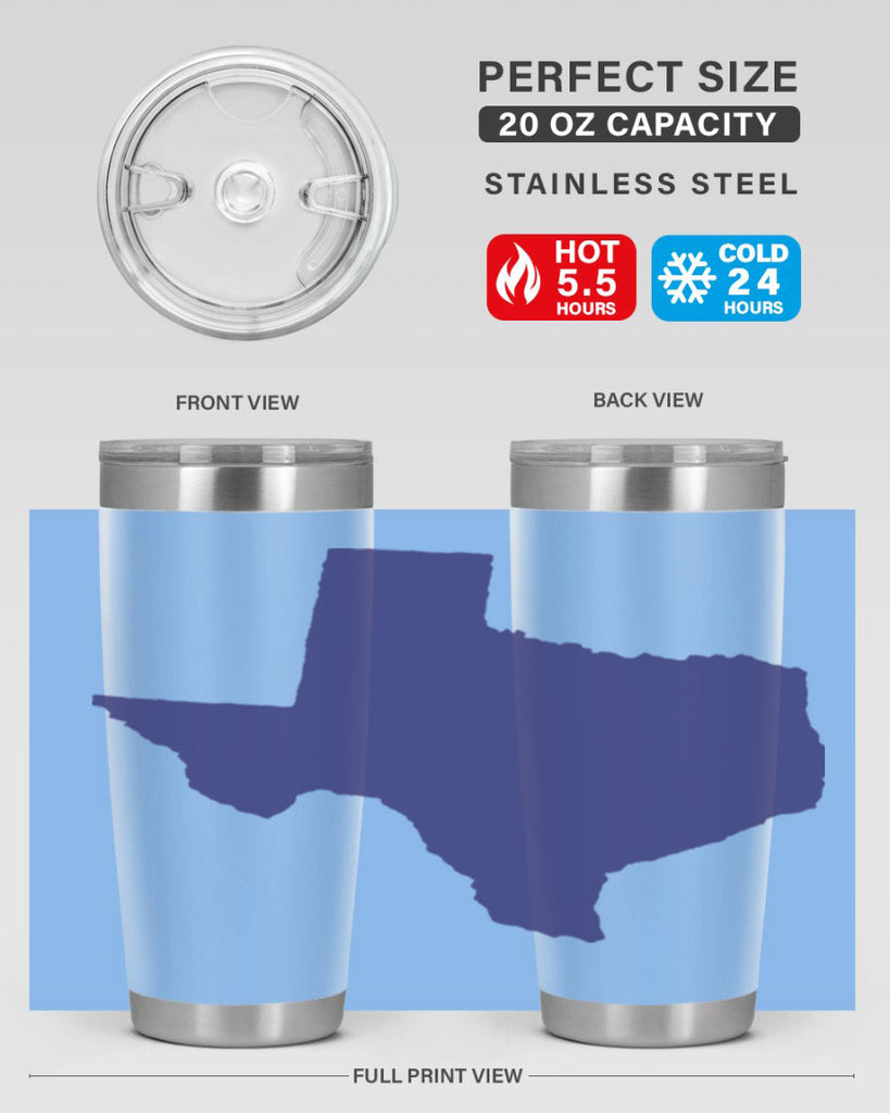 Texas 8#- stateflags- Tumbler