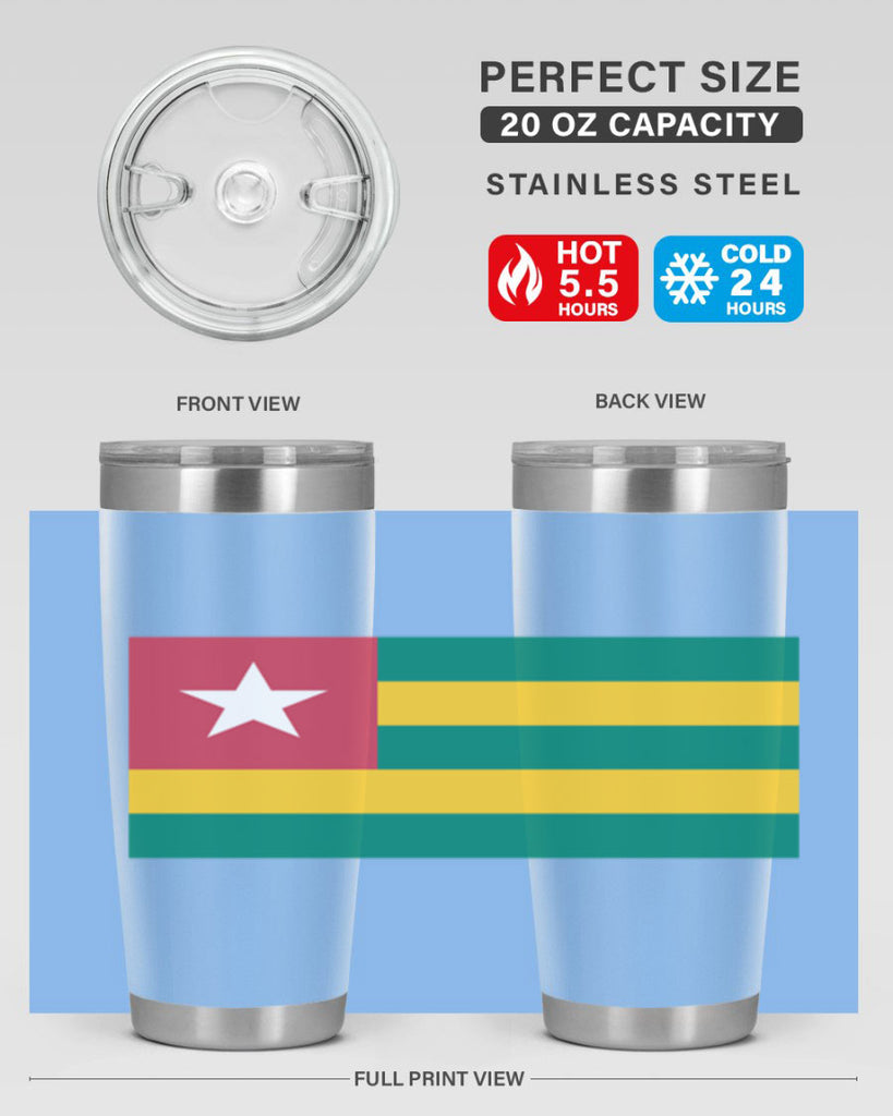 Togo 21#- world flags- Tumbler